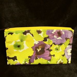 Clinique Cosmetic Bag Floral design, never used